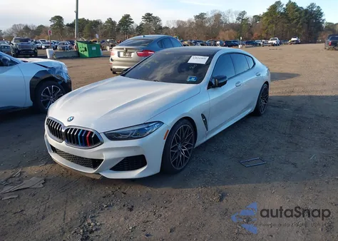 2020 BMW M850I Gtan Coupe xDrive z USA, uszkodzony, nr VIN WBAGV8C02LCE29007